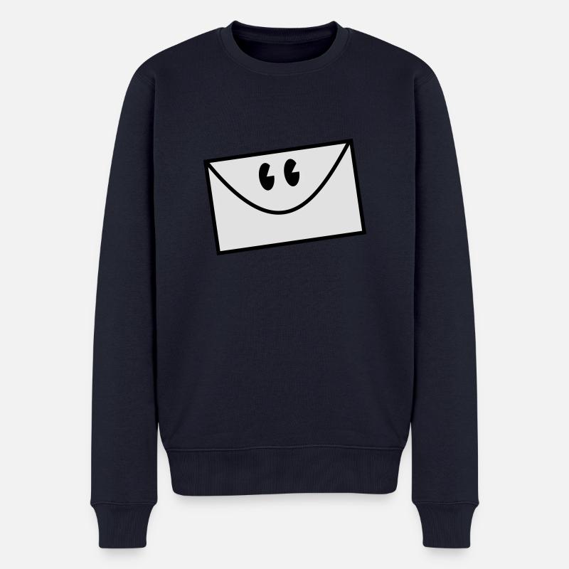 envelope - Pull Premium bio Homme - bleu marine