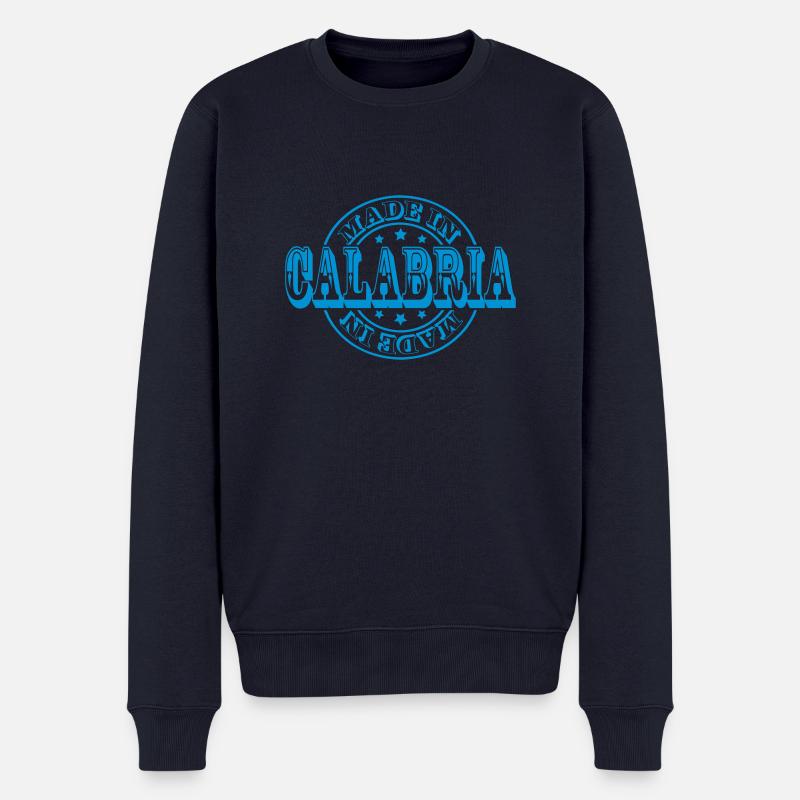 Made in Calabria m1k2 - Männer Premium Bio Pullover - Navy