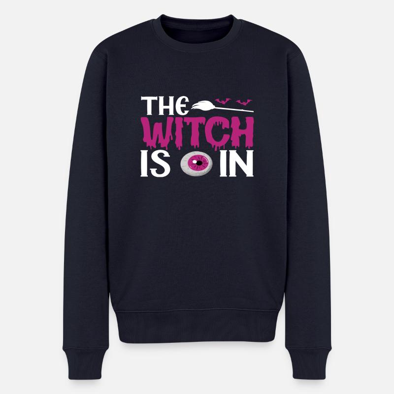 The Witch is in - Männer Premium Bio Pullover - Navy