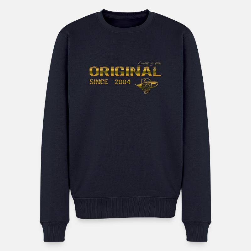Original since 2004 - Männer Premium Bio Pullover - Navy