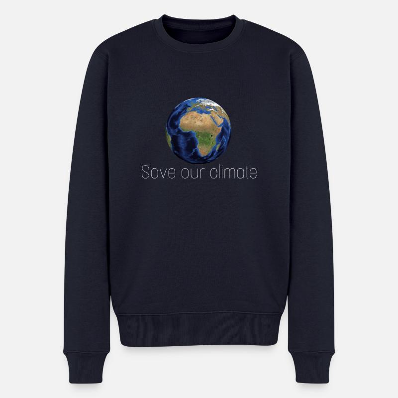 Sauvez notre planète - Pull Premium bio Homme - bleu marine