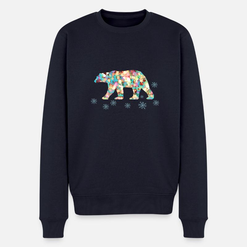 Eisbär - Männer Premium Bio Pullover - Navy