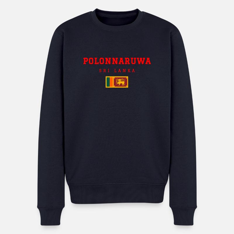 Polonnaruwa Sri Lanka - Männer Premium Bio Pullover - Navy