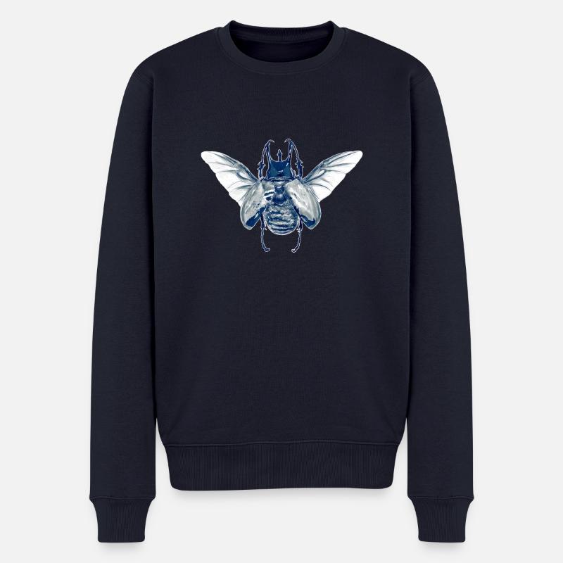 Chalcosoma Keyboh - Pull Premium bio Homme - bleu marine
