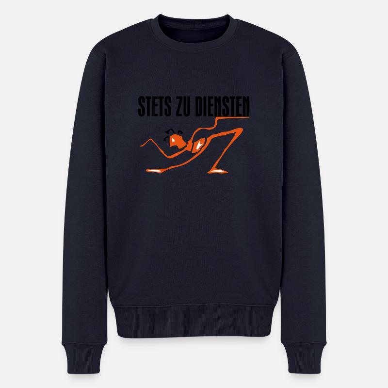 Stets zu Diensten - Männer Premium Bio Pullover - Navy