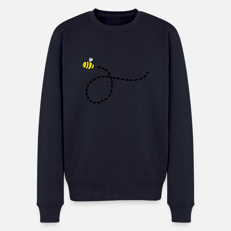 bee_01 - Pull Premium bio Homme - bleu marine