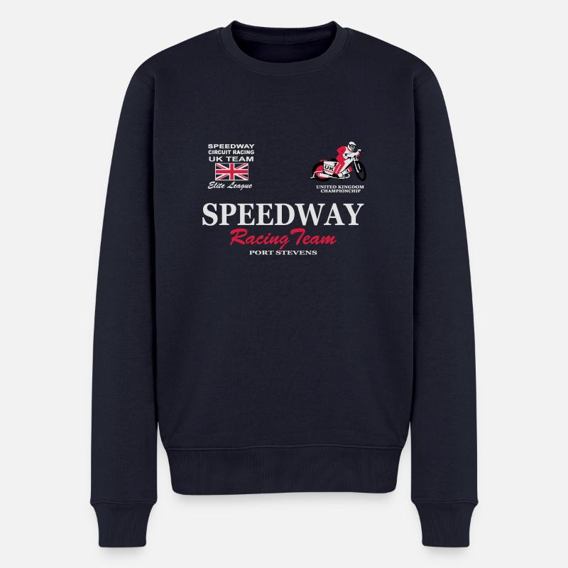 Speedway Poloshirt UK-Team - Pull Premium bio Homme - bleu marine