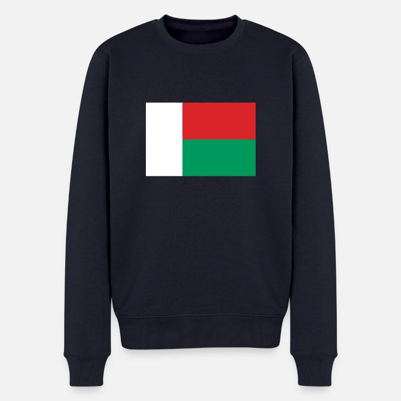 Madagaskar - Männer Premium Bio Pullover - Navy