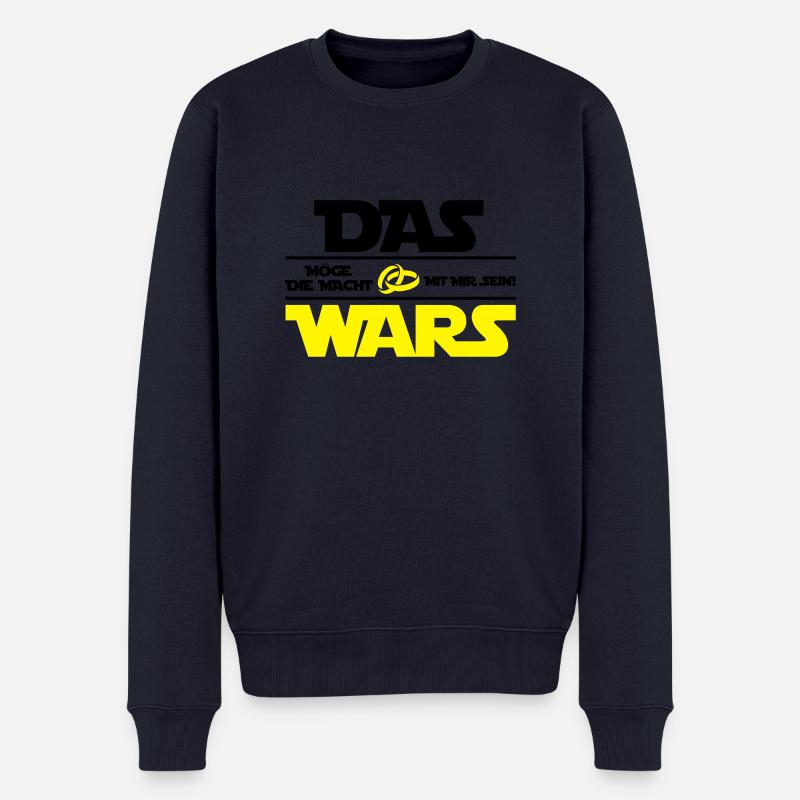 das_wars_02 - Männer Premium Bio Pullover - Navy