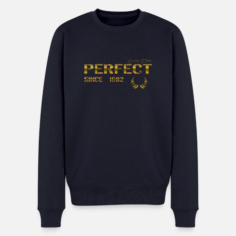 Perfect since 1982 - Männer Premium Bio Pullover - Navy