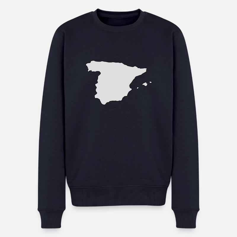 spain,spanien,espania - Männer Premium Bio Pullover - Navy