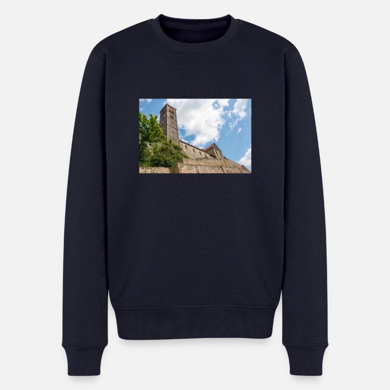 Stiftskirche St. Servatii - Männer Premium Bio Pullover - Navy