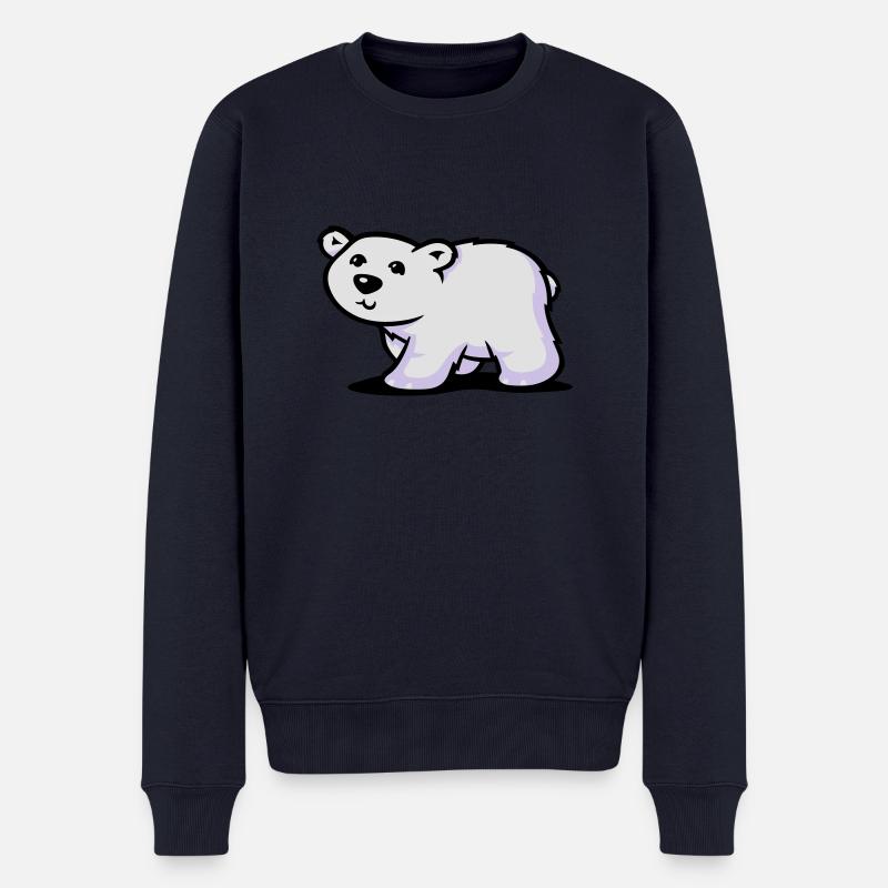 Eisbär - Männer Premium Bio Pullover - Navy