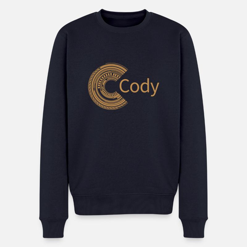 Für Cody - Männer Premium Bio Pullover - Navy