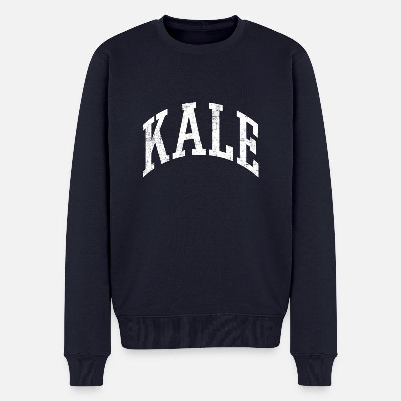 Kale - Männer Premium Bio Pullover - Navy