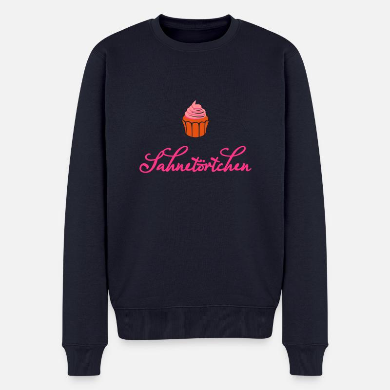 Sahnetörtchen - Männer Premium Bio Pullover - Navy