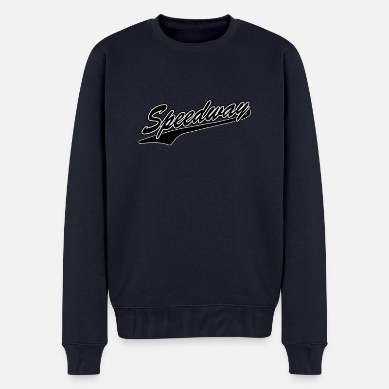 Speedway - Männer Premium Bio Pullover - Navy