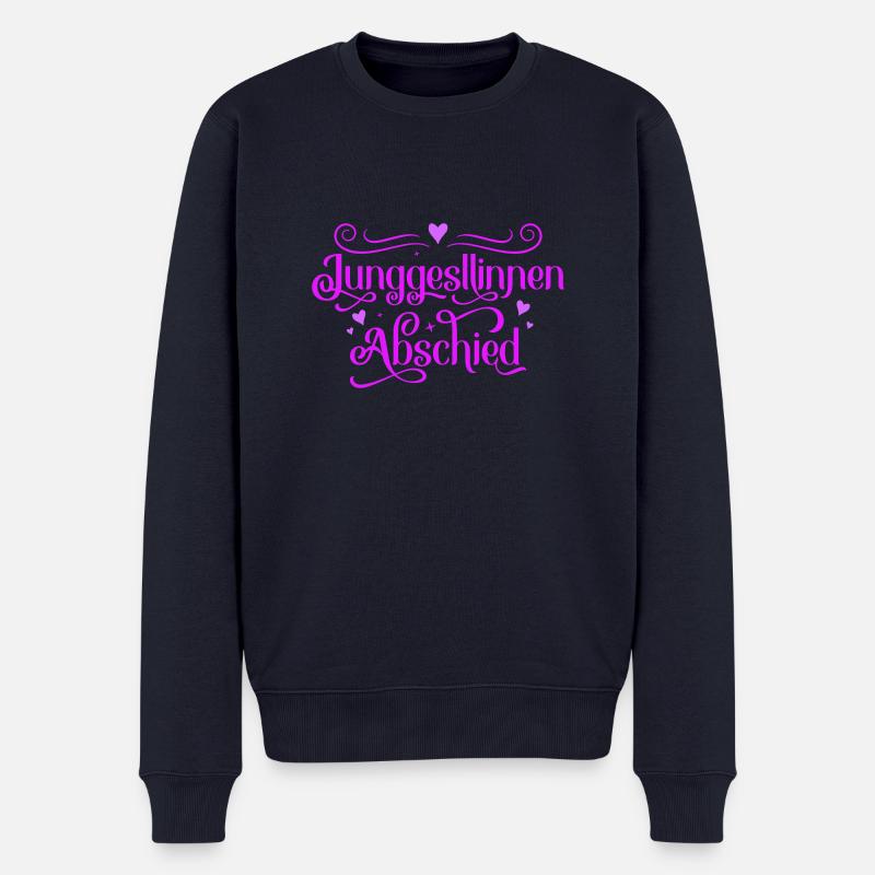 Junggesellinnen Abschied - Männer Premium Bio Pullover - Navy