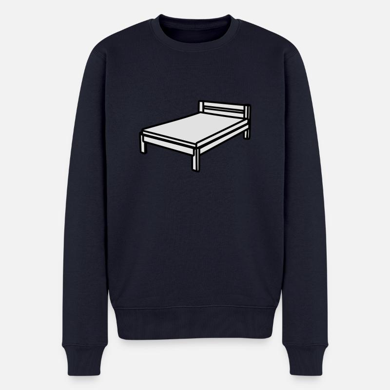 Bett - Männer Premium Bio Pullover - Navy