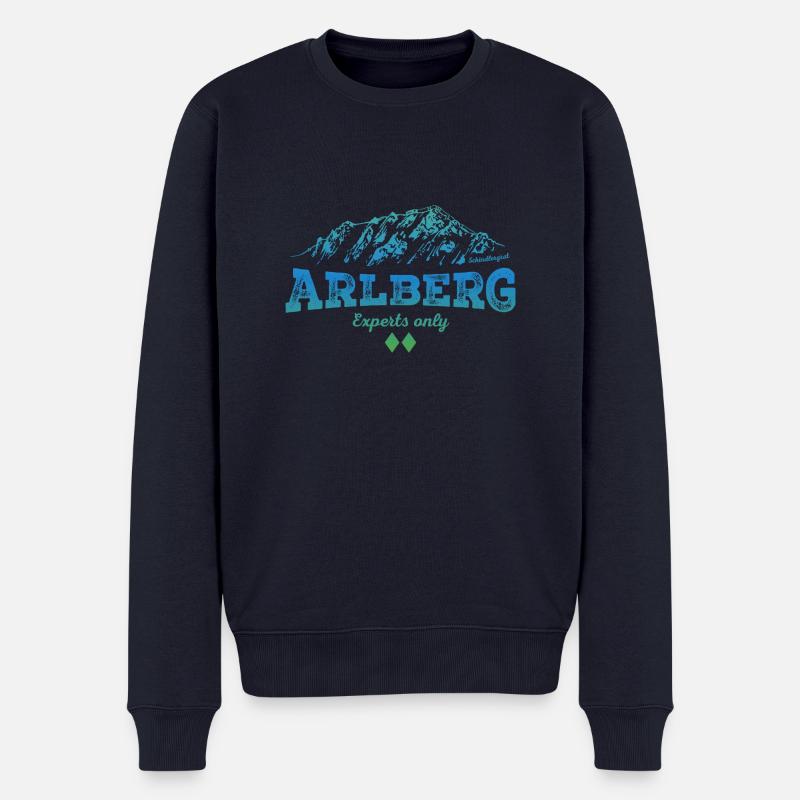 Schindlergrat Arlberg 4C - Männer Premium Bio Pullover - Navy