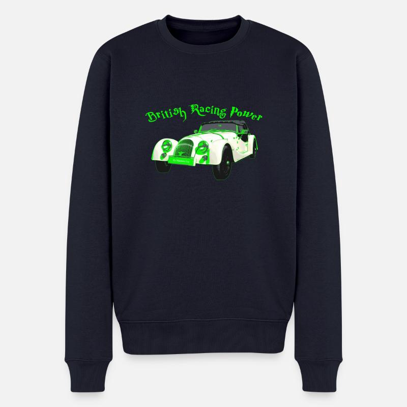 morgan - Männer Premium Bio Pullover - Navy