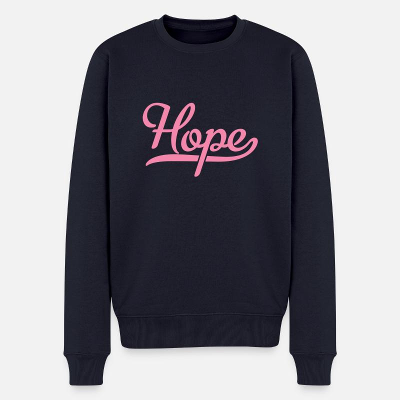 Hope - Männer Premium Bio Pullover - Navy