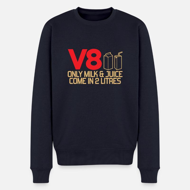 Auto Rennen - Männer Premium Bio Pullover - Navy