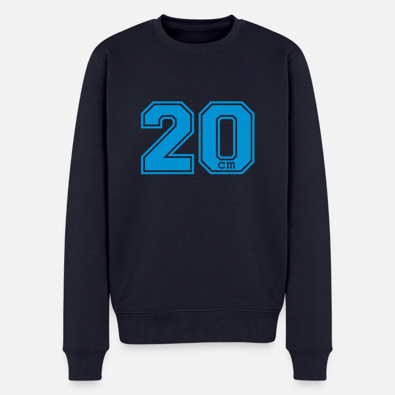 20 - Männer Premium Bio Pullover - Navy