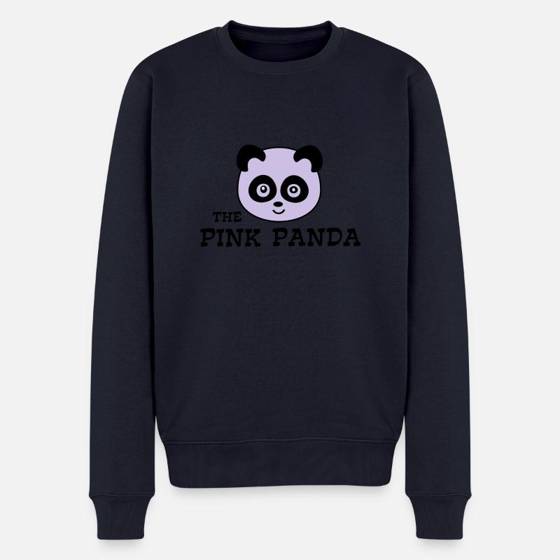 Panda - Männer Premium Bio Pullover - Navy