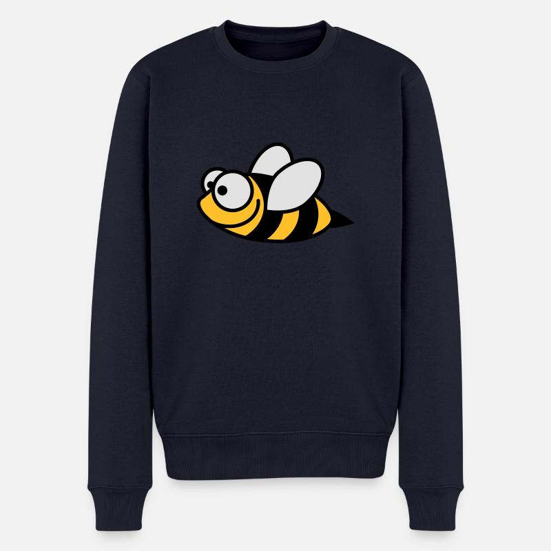 bienchen_3c - Männer Premium Bio Pullover - Navy
