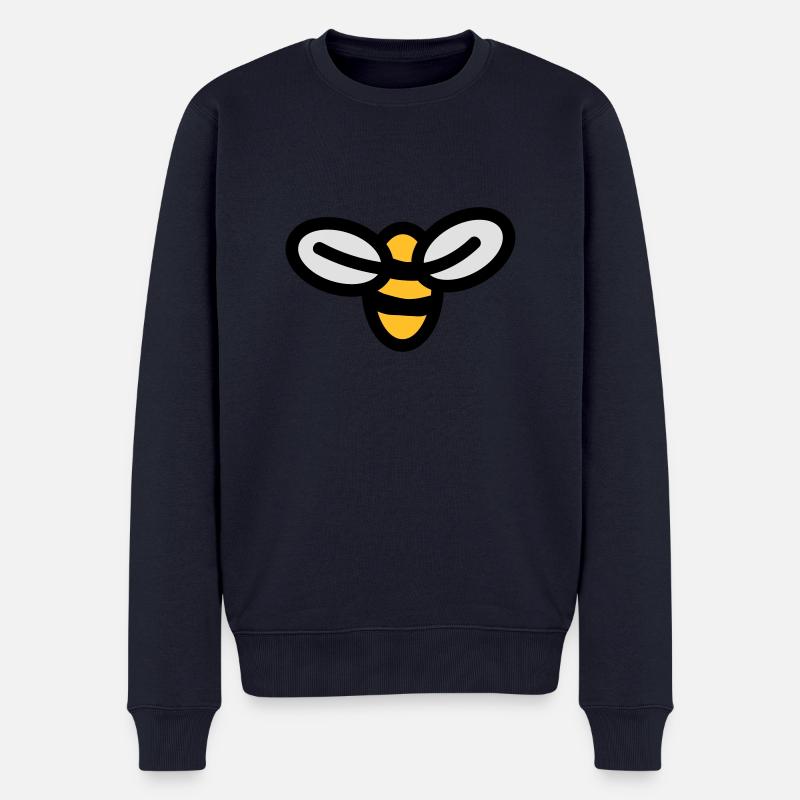 Bee - Pull Premium bio Homme - bleu marine