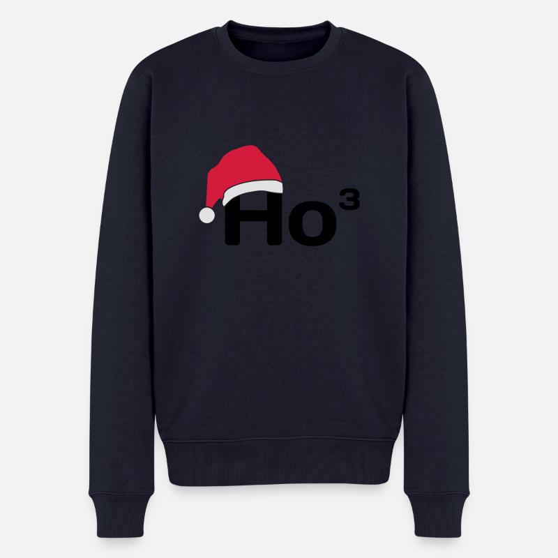 Ho Ho Ho - Männer Premium Bio Pullover - Navy