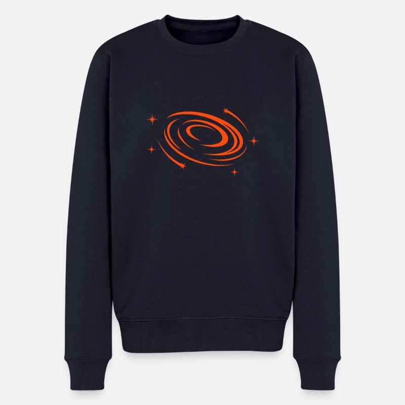 GALAXY - Männer Premium Bio Pullover - Navy
