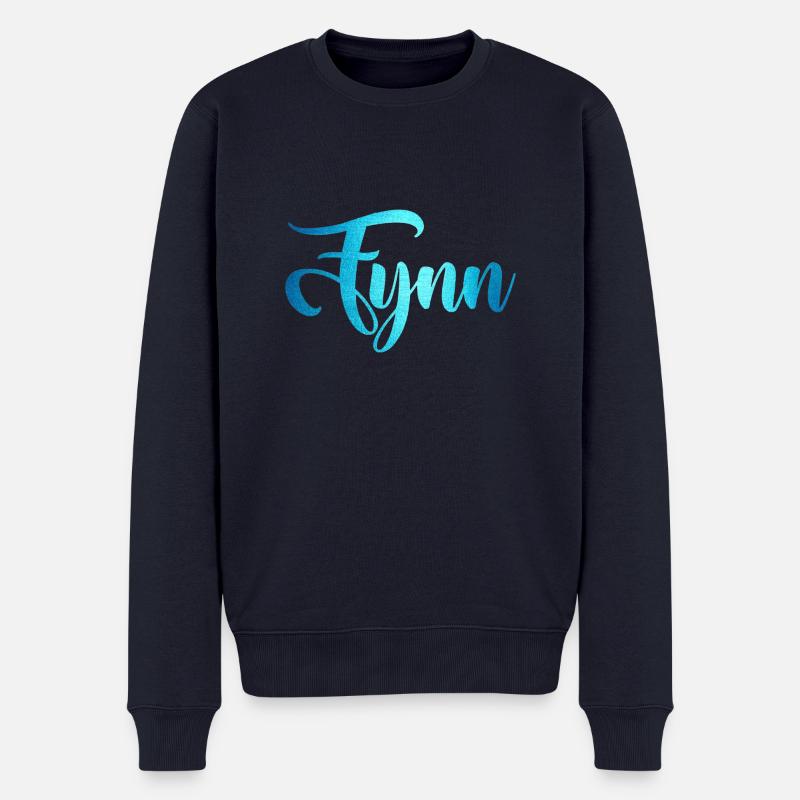Fynn - Männer Premium Bio Pullover - Navy