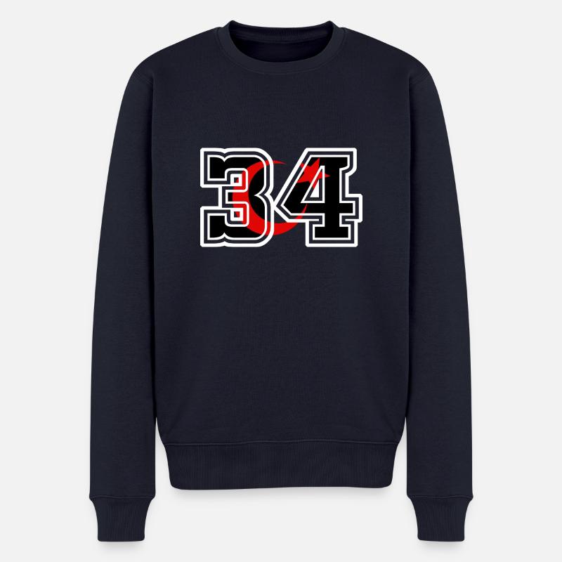 Istanbul - Männer Premium Bio Pullover - Navy