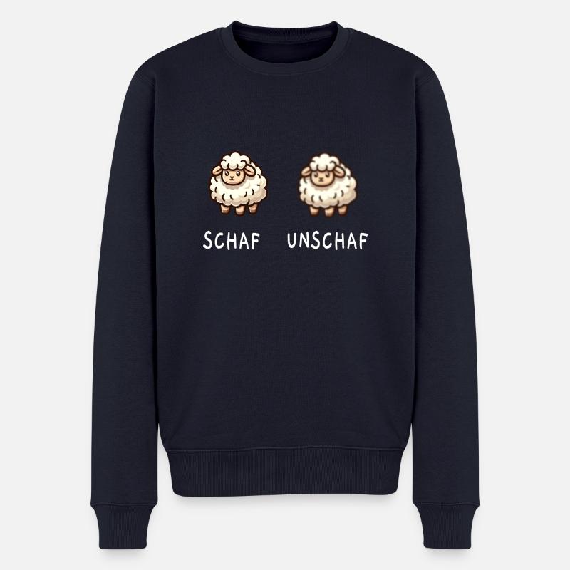 Moutons et moutons - Pull Premium bio Homme - bleu marine