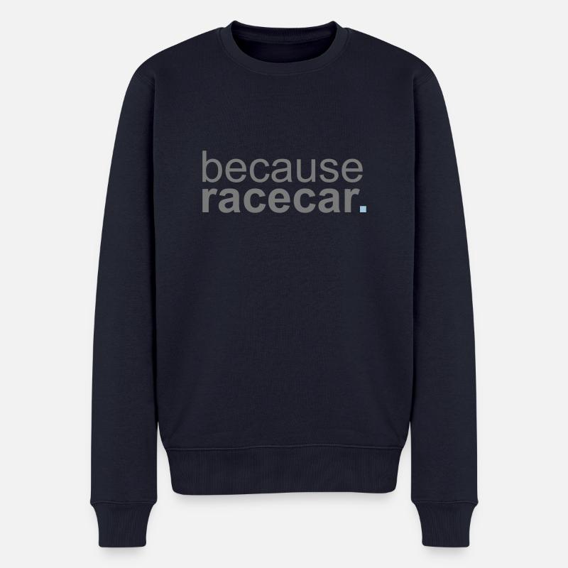 because racecar - Männer Premium Bio Pullover - Navy