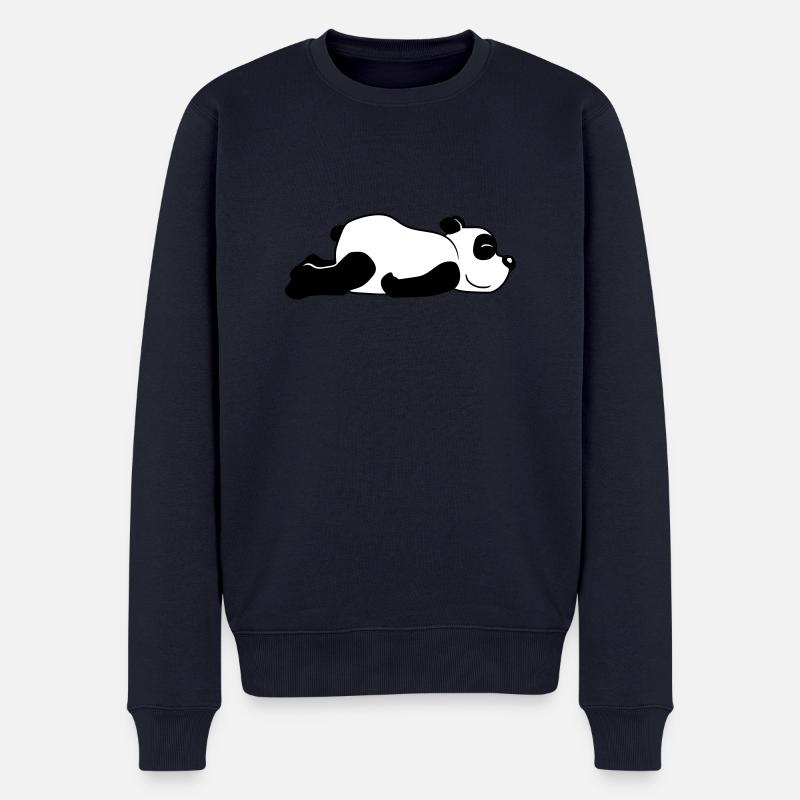 Panda Baer Suess - Pull Premium bio Homme - bleu marine