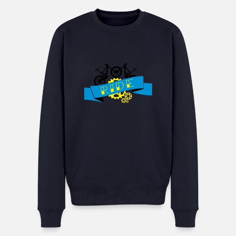VTT - Descente Tour Compilation - Pull Premium bio Homme - bleu marine