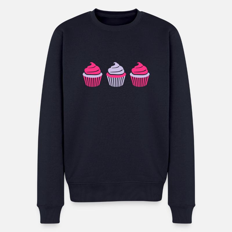 Cupcake - Pull Premium bio Homme - bleu marine