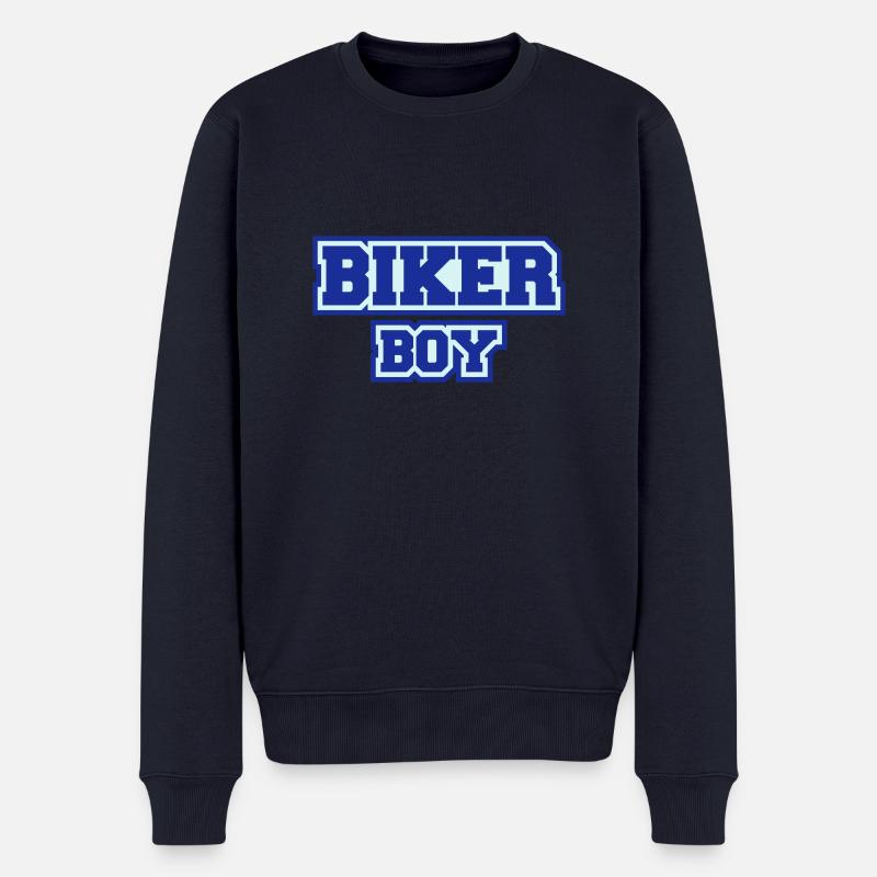 Biker Boy - Pull Premium bio Homme - bleu marine
