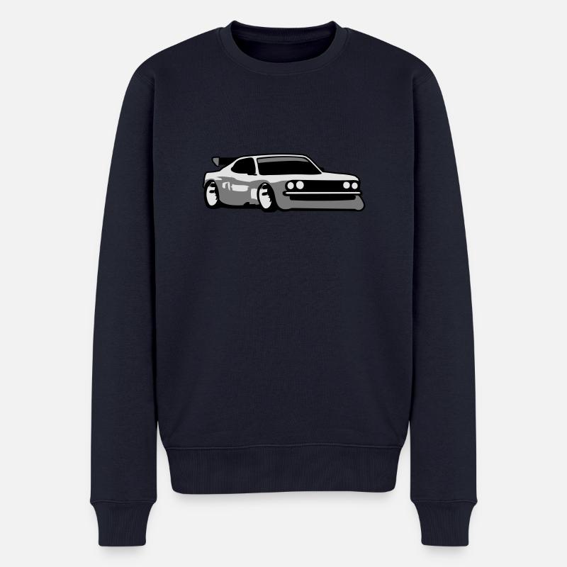 Rennauto Tuning Car - Männer Premium Bio Pullover - Navy