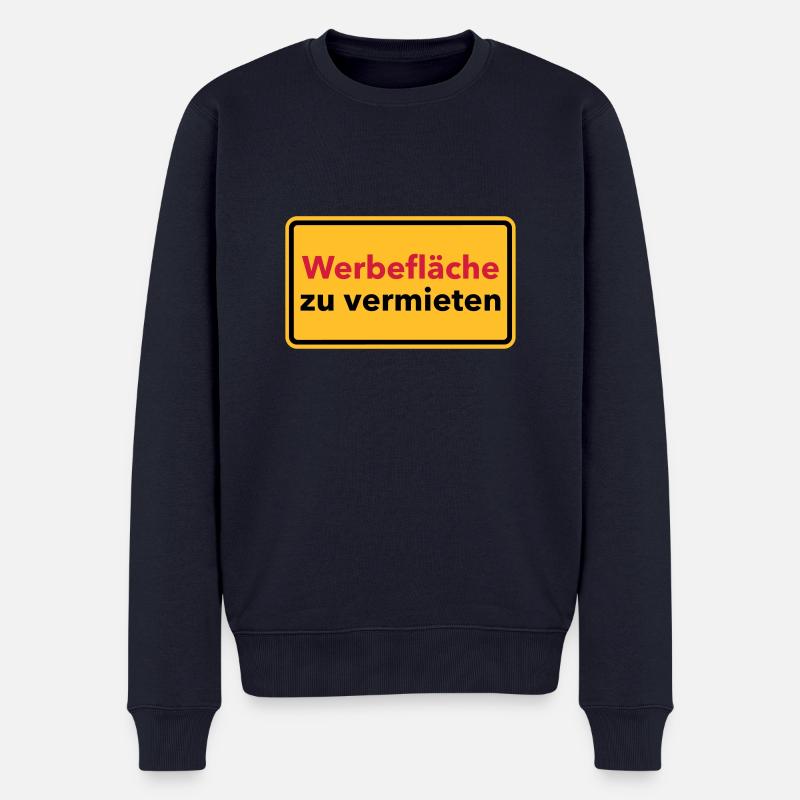 Werbung - Männer Premium Bio Pullover - Navy