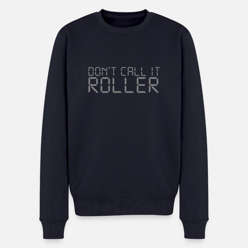 Roller - Männer Premium Bio Pullover - Navy