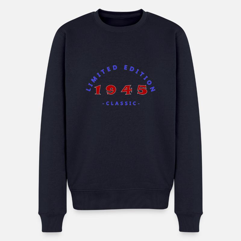 1945, édition limitée - Pull Premium bio Homme - bleu marine