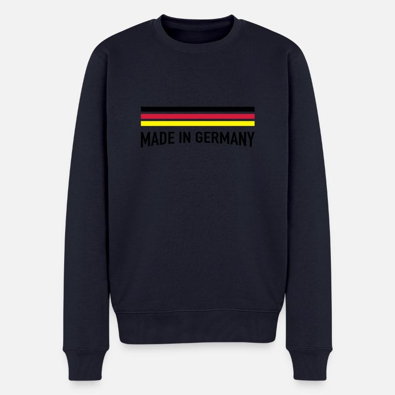made_in_germany_f3 - Männer Premium Bio Pullover - Navy