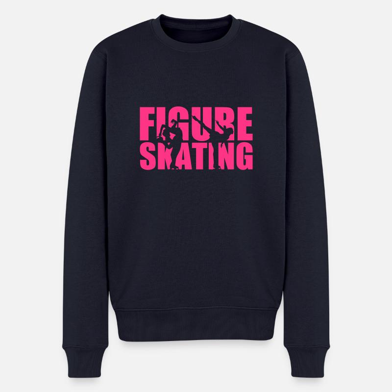 Eiskunstlauf - Männer Premium Bio Pullover - Navy
