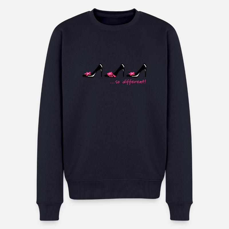 Schuhe Schuhe Schuhe - Männer Premium Bio Pullover - Navy