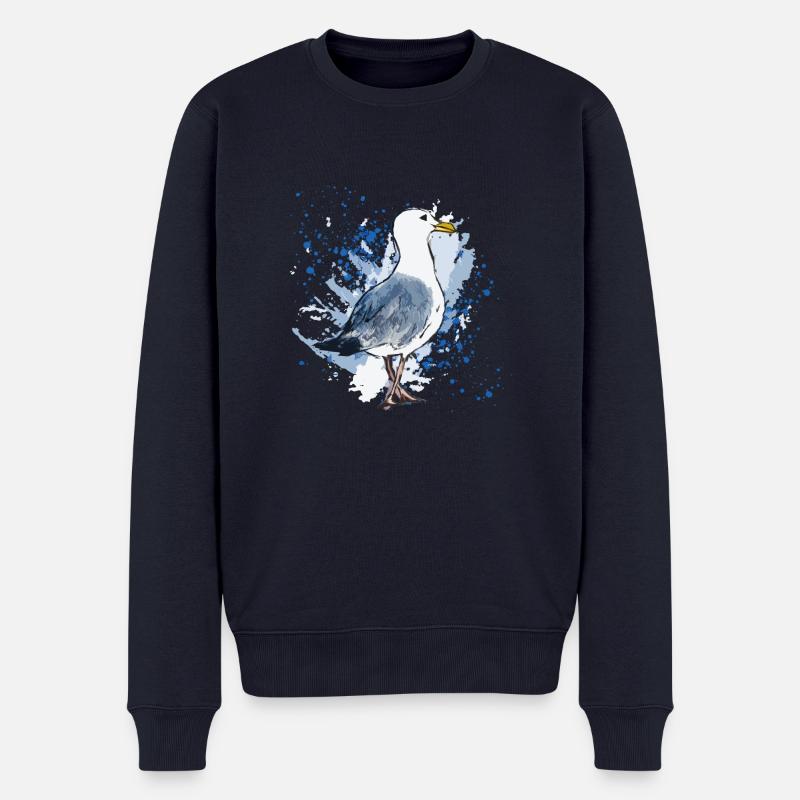ich geh dann mal - Männer Premium Bio Pullover - Navy