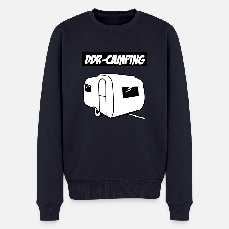 DDR-Camping QEK Junior - Männer Premium Bio Pullover - Navy